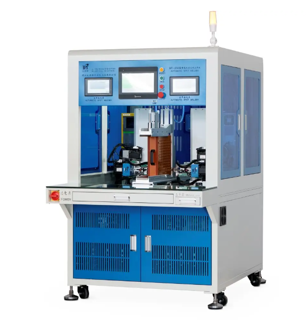 圓柱電芯組合式雙面自動點焊技術(shù)